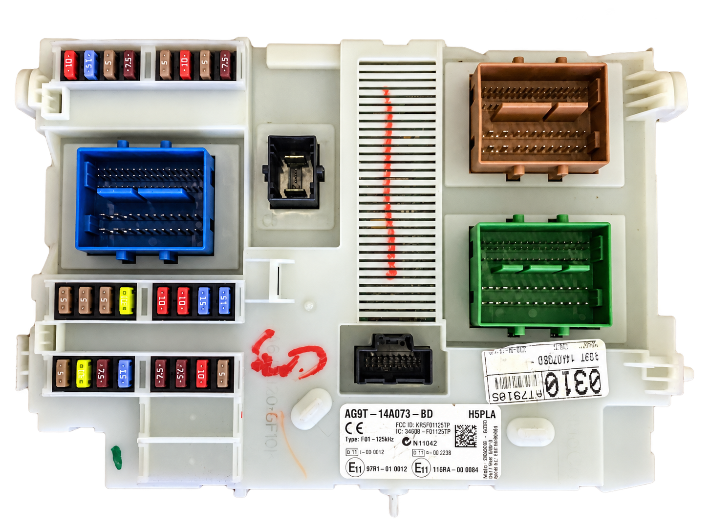 Ford Mondeo / S-Max BCM module-family reference photograph