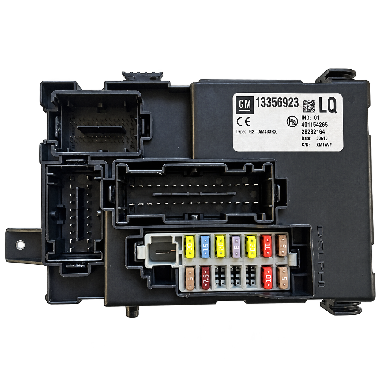 Vauxhall / Opel Meriva B Delphi BCM module-family reference photograph