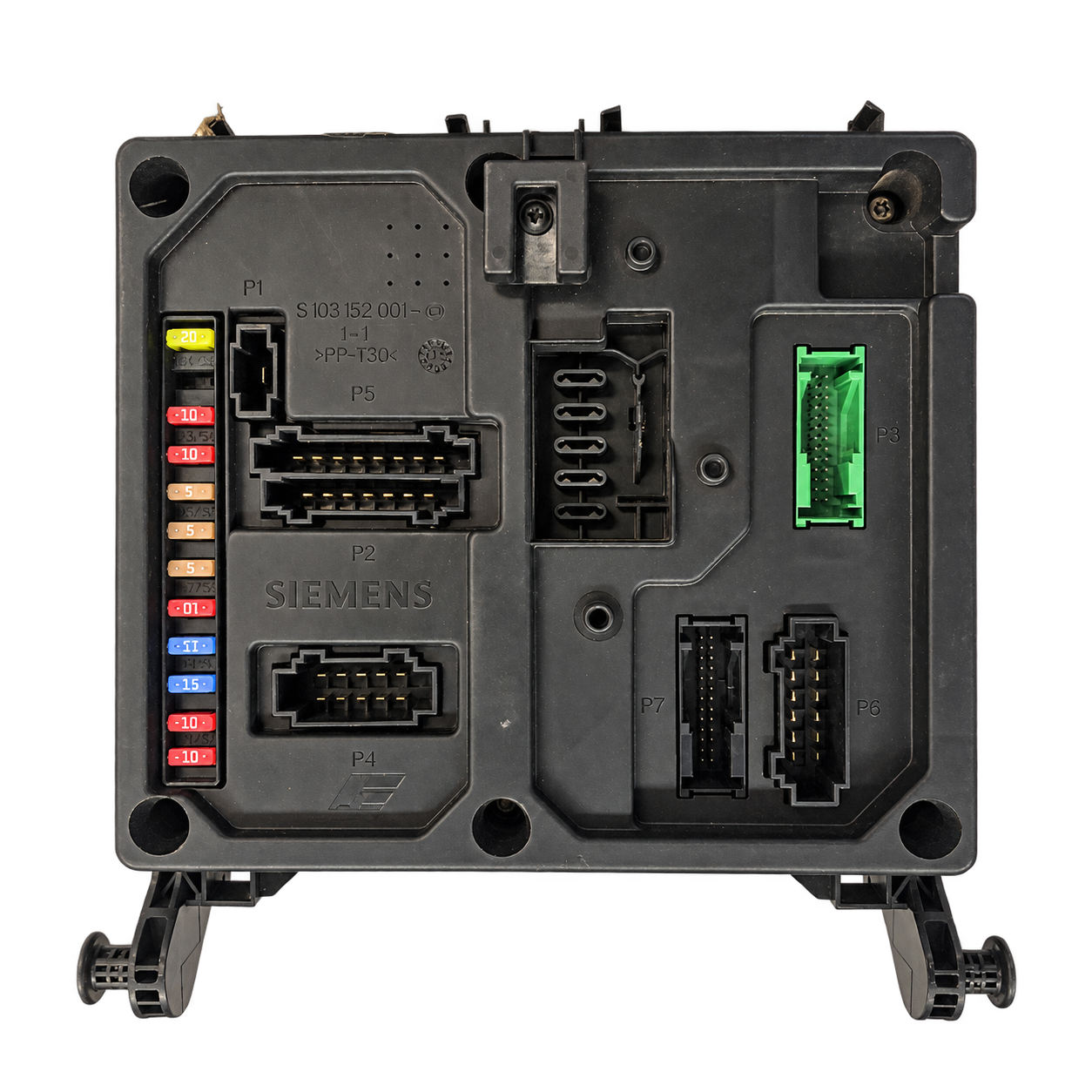 Volkswagen / Audi / Skoda / Seat / Ford Siemens BCM module-family reference photograph