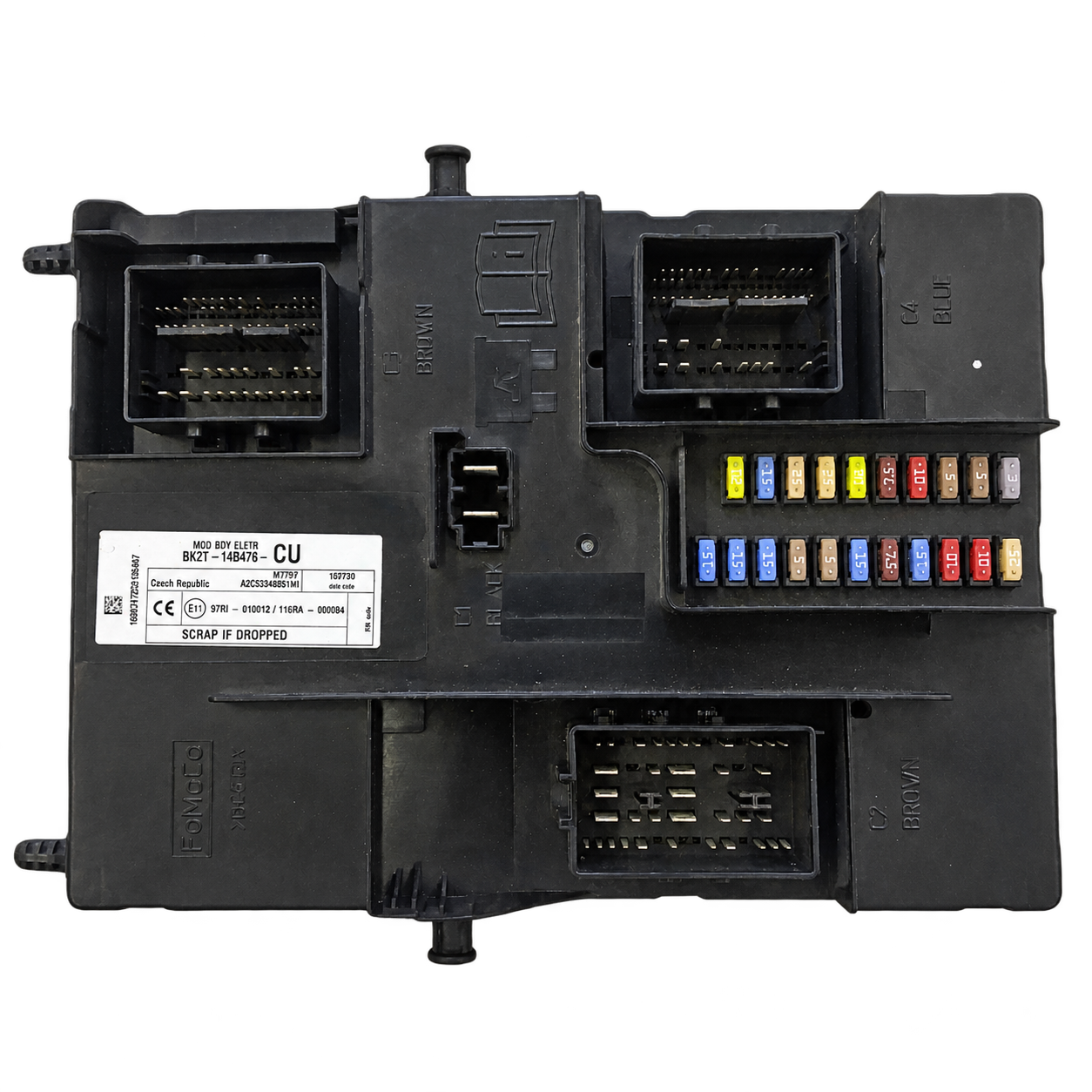 Ford Transit FoMoCo BK2T BCM module-family reference photograph
