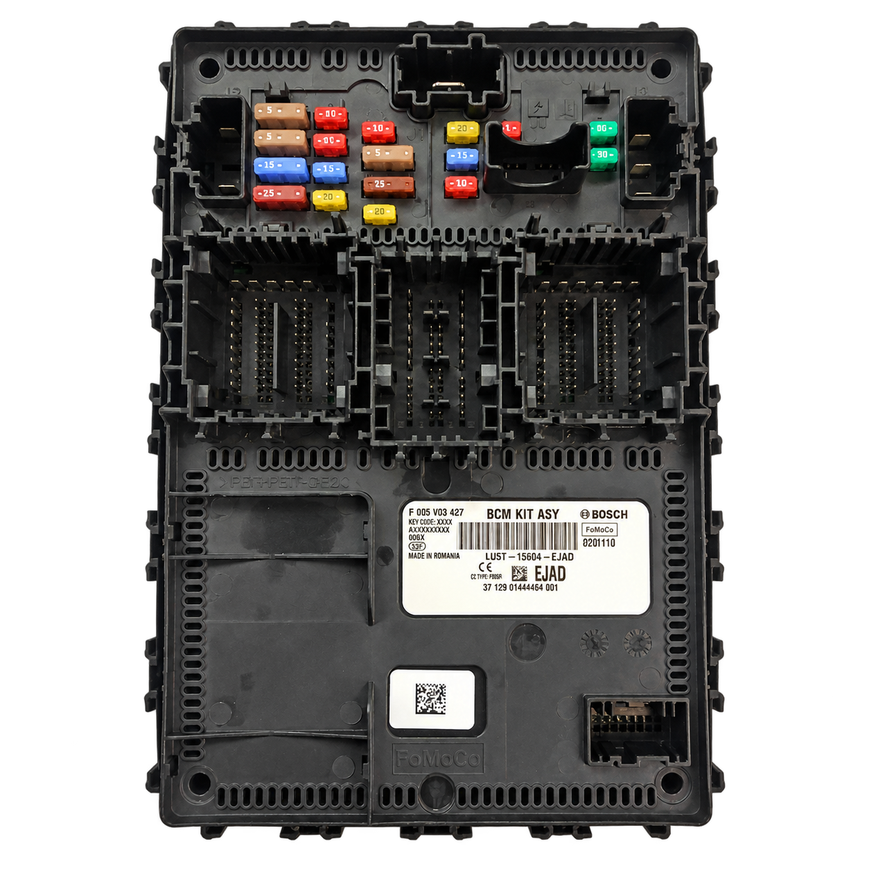 Ford Focus / Fiesta Bosch JX6T / LU5T BCM module-family reference photograph