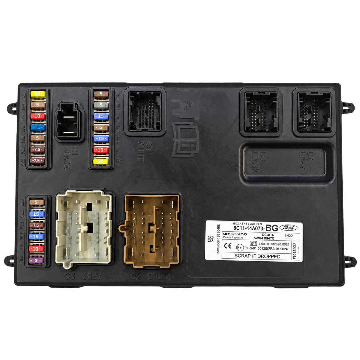 Ford Transit Siemens VDO CC1T / 8C1T BCM module-family reference photograph
