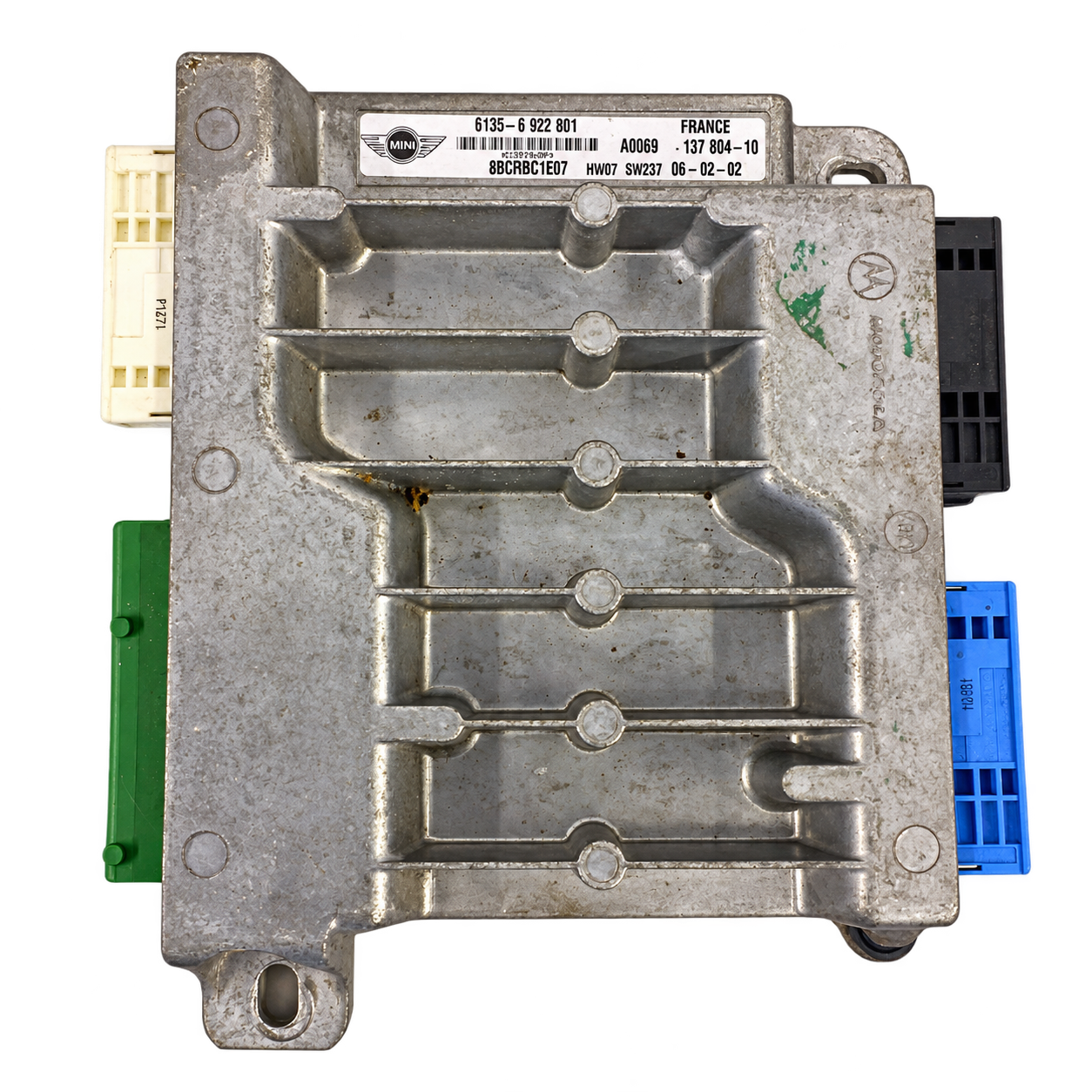 BMW / Mini Motorola BCM module-family reference photograph
