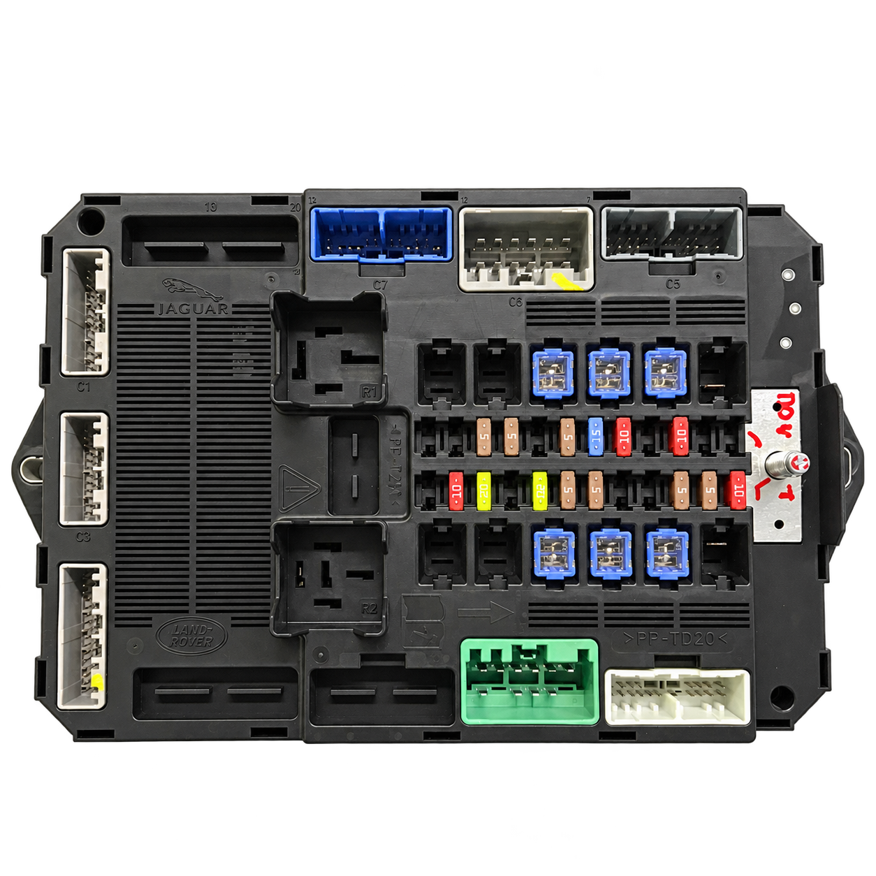 Jaguar DX23 BCM module-family reference photograph