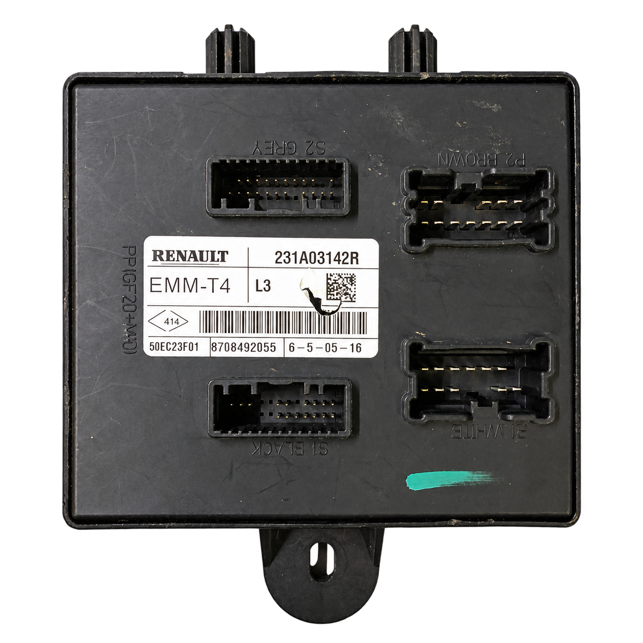 Renault / Nissan EMM T4 / L3 BCM module-family reference photograph