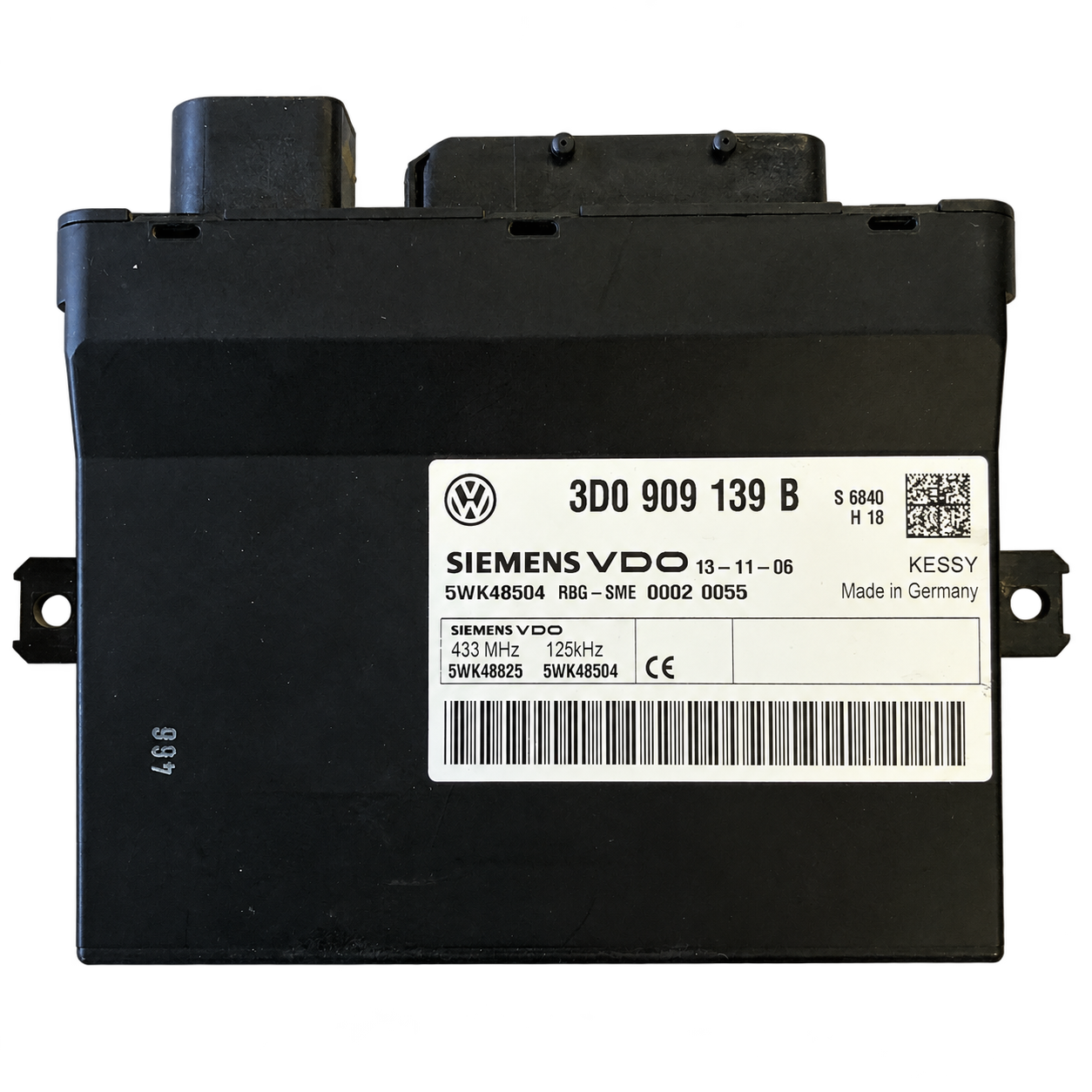 Volkswagen Touareg / Porsche Cayenne Siemens KESSY module-family reference photograph