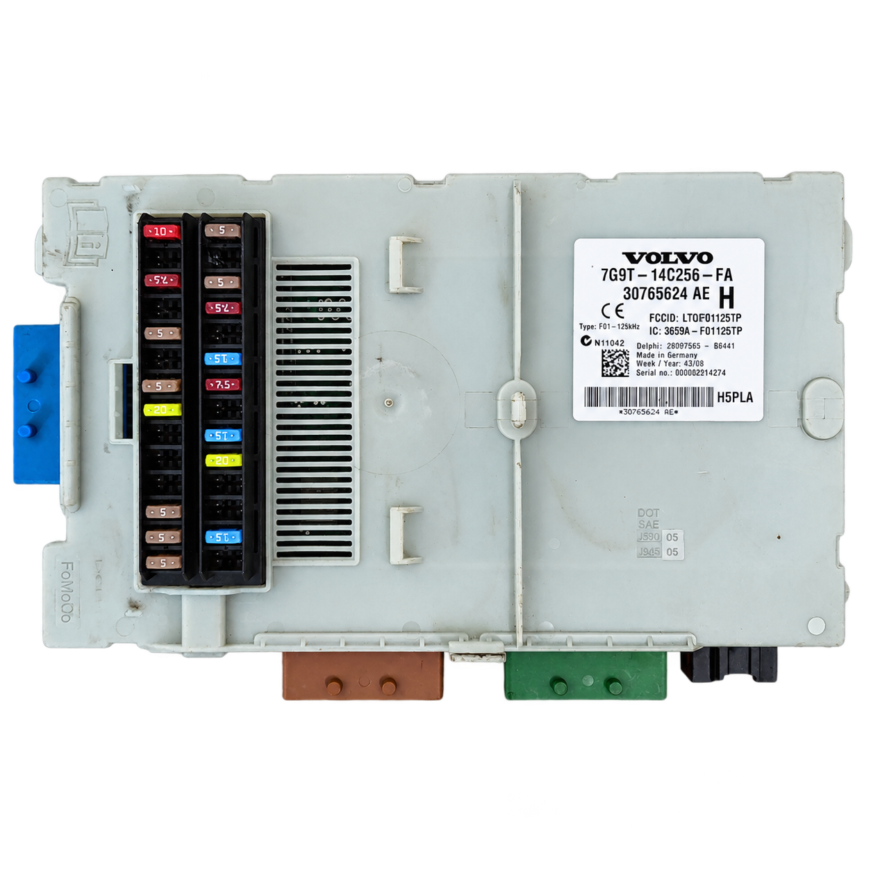 Volvo V70 Delphi CEM module-family reference photograph