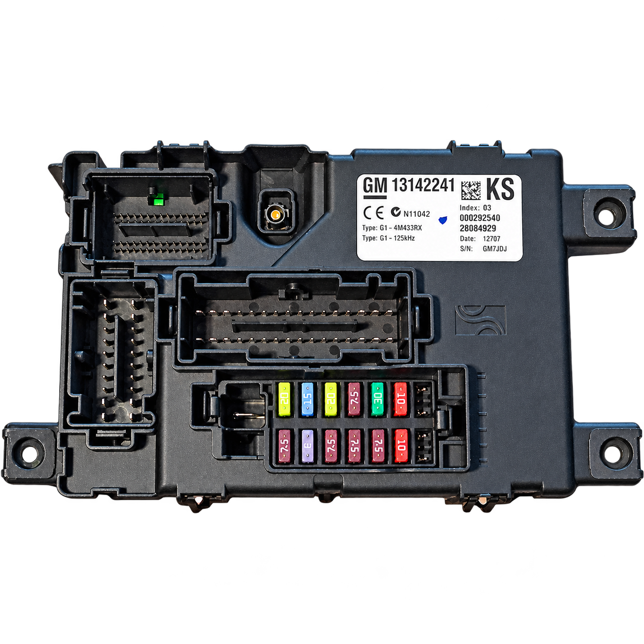 Vauxhall Corsa D Delphi BCM module-family reference photograph