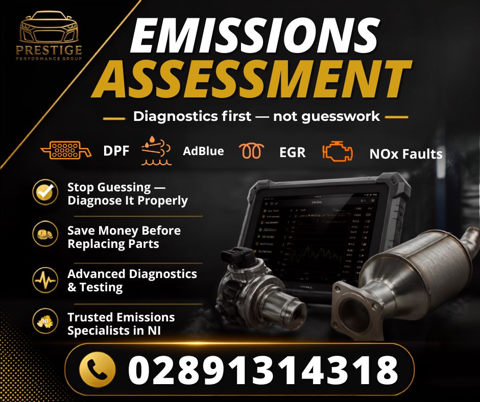 DPF, AdBlue and NOx emissions assessment